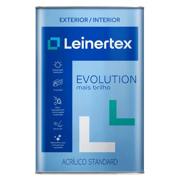 TINTA EVOLUTION SEMIBRILHO 18 LTS LEINERTEX – DIVERSAS CORES