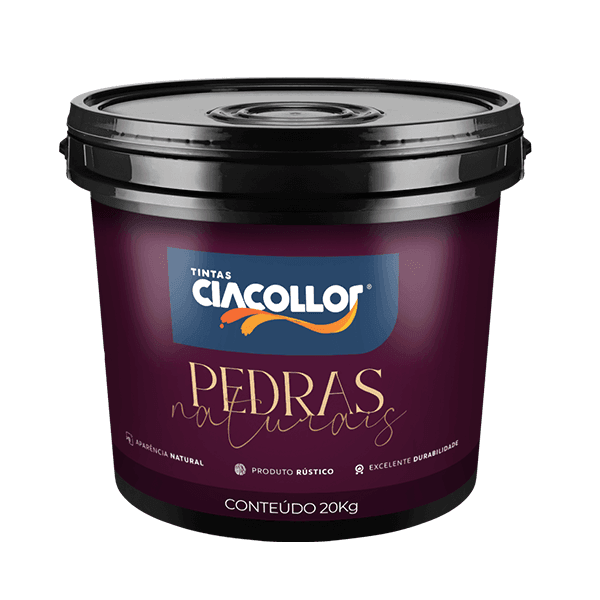 REVESTIMENTO HIDRORREPELENTE PEDRAS NATURAIS 20KG CIACOLLOR - DIVERSAS CORES
