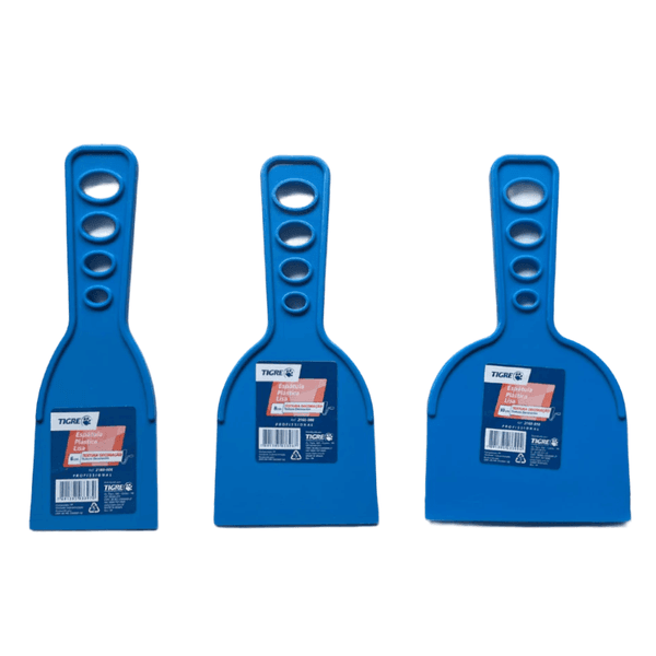 ESPÁTULA PLÁSTICA LISA DECORART 2160 TIGRE – DIVERSOS TAMANHOS