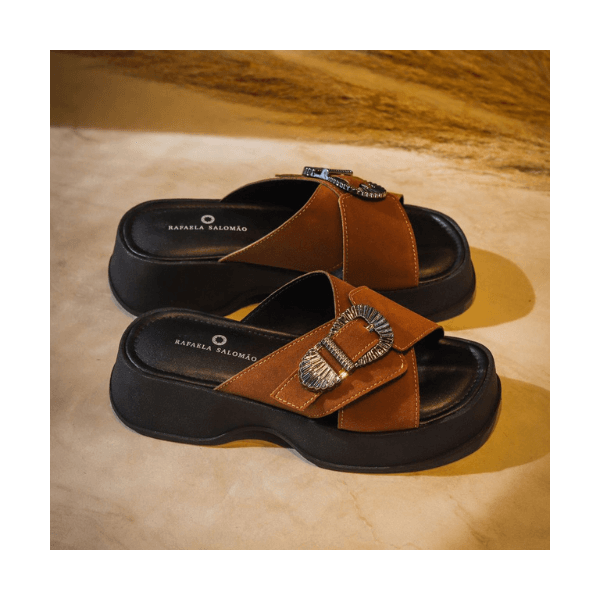 Papete Dri Marrom / Preto