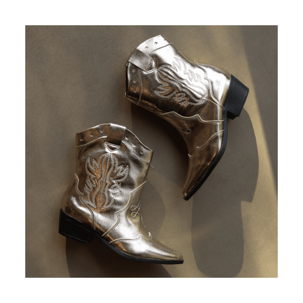 Bota Western Ouro 