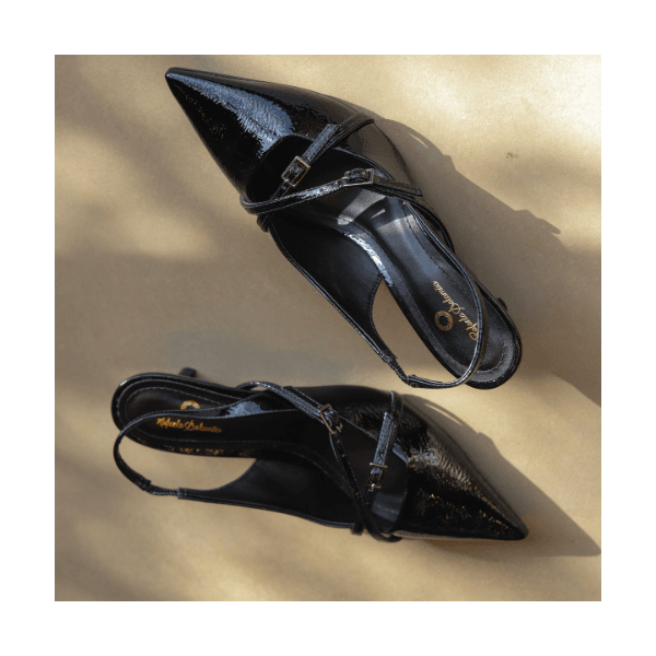 Scarpin Slingback Serena Preto