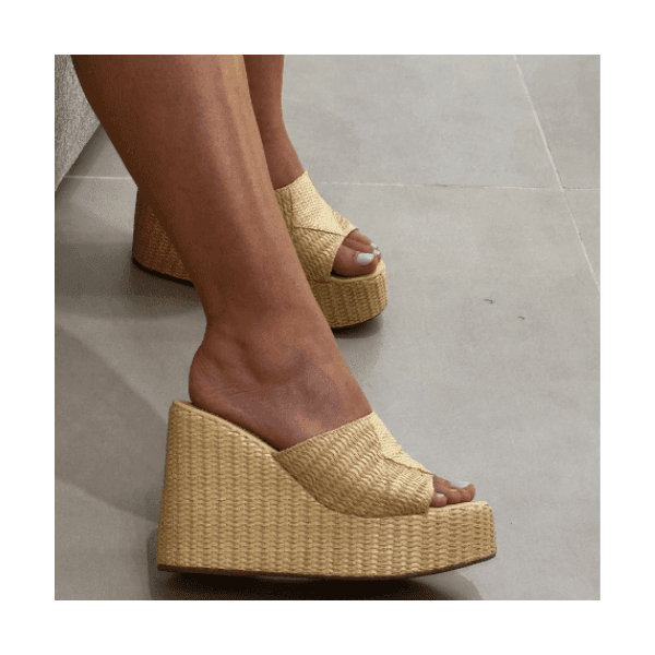 Tamanco Virginia Trama Natural