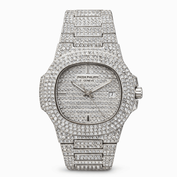 Relógio Ice Cravejado Aço Inoxidável