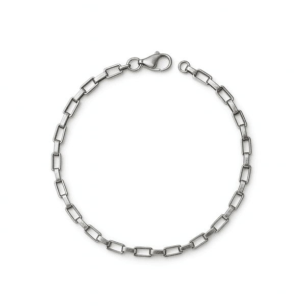 Pulseira Tijolinho Fecho Lagosta Aço Inoxidável