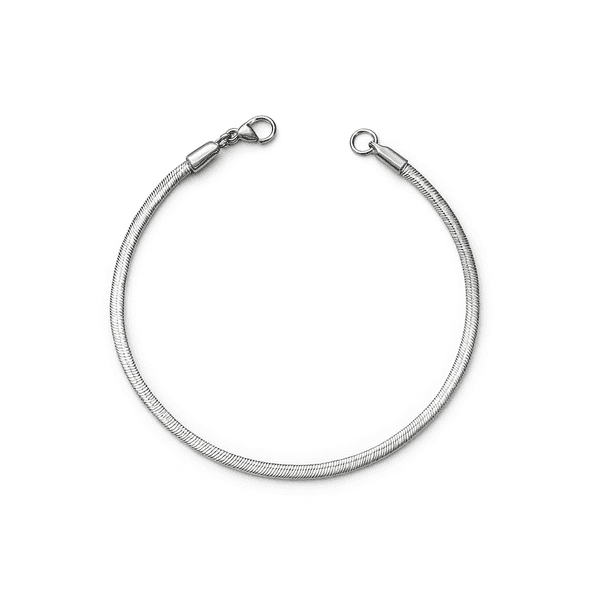 Pulseira Laminada 3 Milímetros Aço Inoxidável 