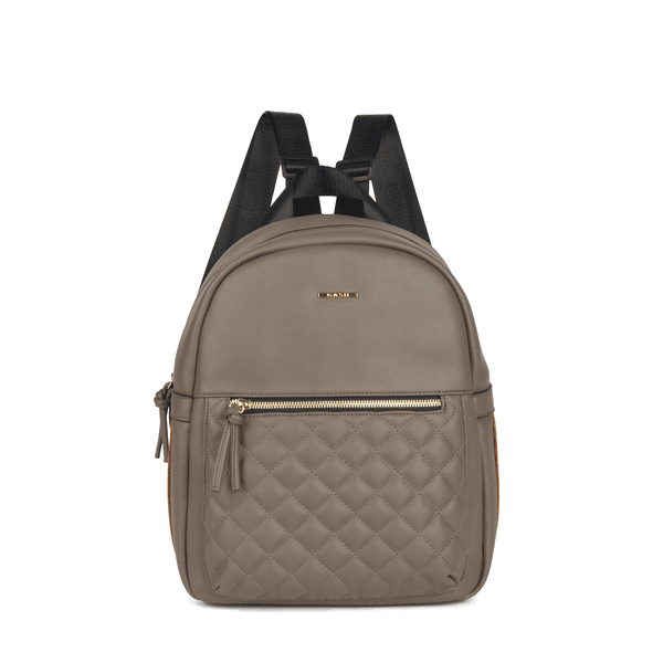 Bolsa Mochila Feminina Gash Matelassê Cinza Ref. 09951.09922