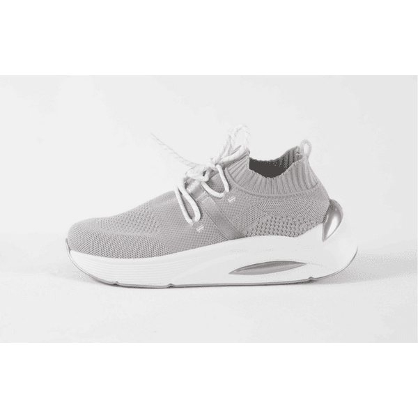 Tenis meia best sale cinza