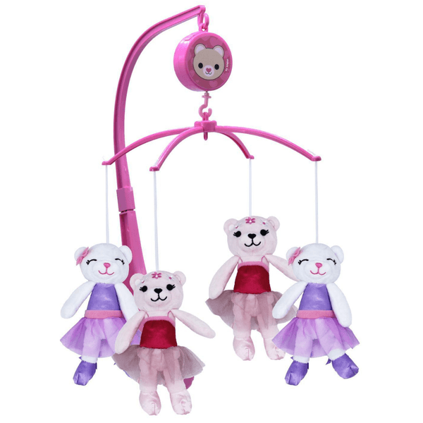 Móbile Musical p/ Berço Pelúcia Bailarina Bebê Kitstar