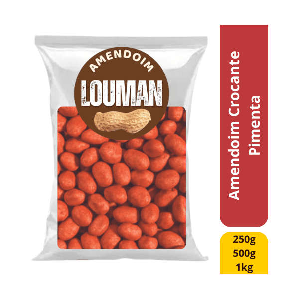 Amendoim Crocante Pimenta Torrado - Louman