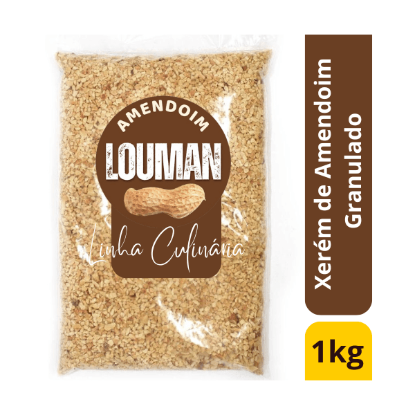 Xerém de Amendoim Granulado Louman