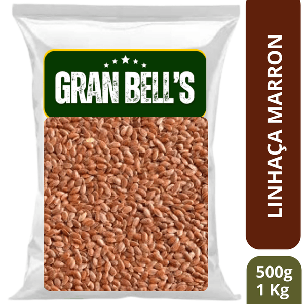 Linhaça Marrom Semente de Linhaça GRAN BELL'S 1Kg