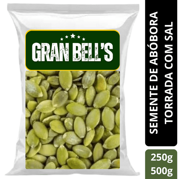 Semente De Abóbora Sem Casca Torrada Com Sal GRAN BELL'S
