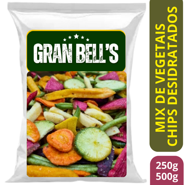 Mix de Vegetais Desidratados GRAN BELL'S Crocante e Sequinho 500g