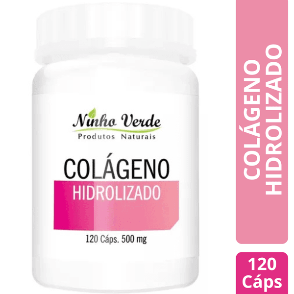 COLÁGENO HIDROLISADO 500MG 120 CÁPSULAS - NINHO VERDE
