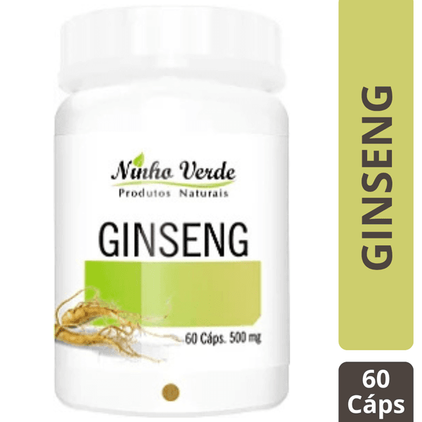 GINSENG 500MG 60 CÁPSULAS - NINHO VERDE