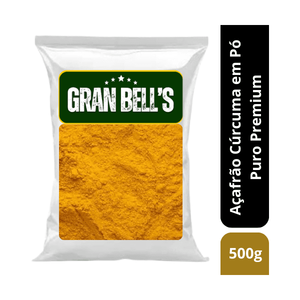 Açafrão Cúrcuma em Pó Puro Premium GRAN BELL'S