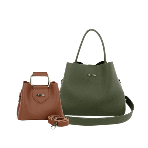 Kit Liz Verde + Chloe Caramelo