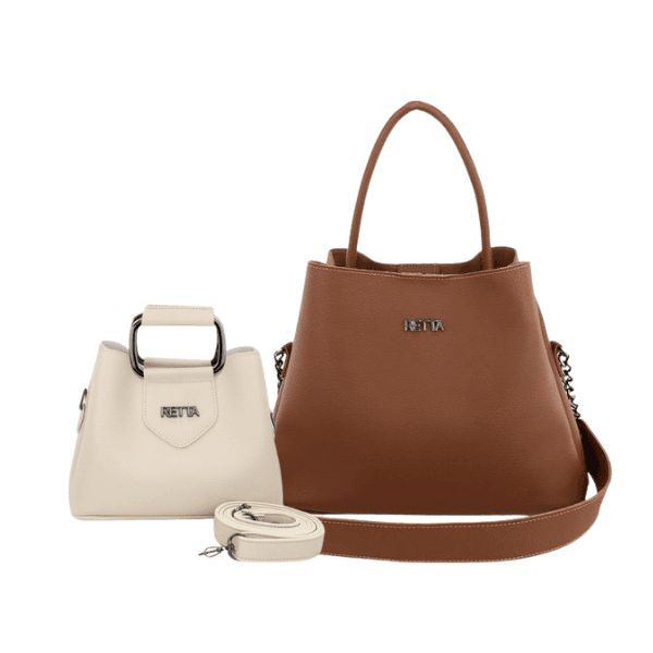 Kit Liz Caramelo + Chloe Marfim