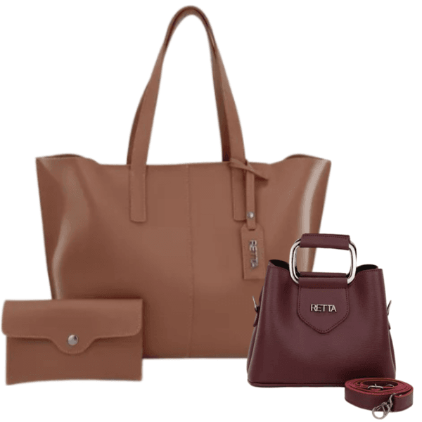 Kit Yasmin Caramelo + Chloe Vinho