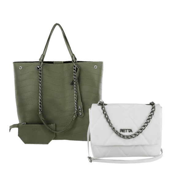 Kit Valentina Grande Militar + Malu Pequena Marfim