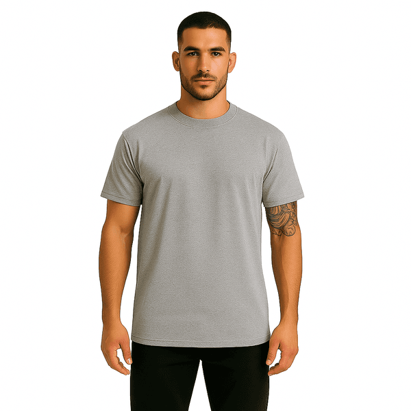Camiseta Tradicional Cinza Mescla