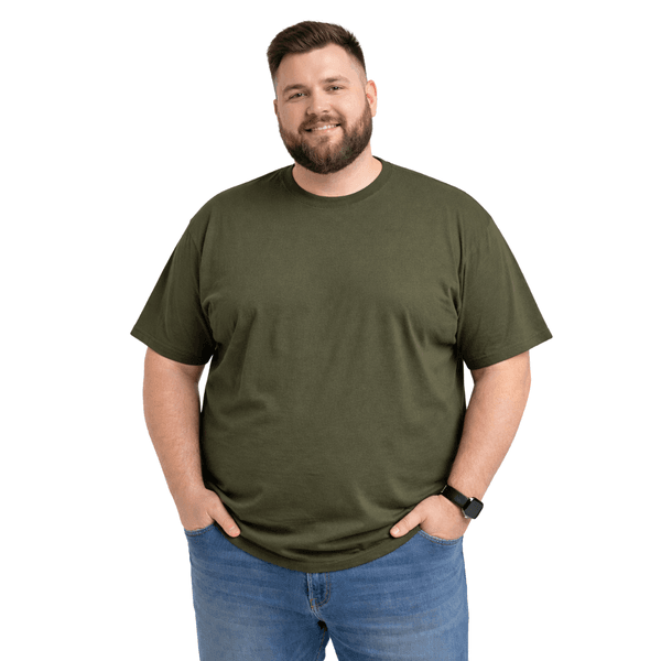 Camiseta Plus Size Verde Militar