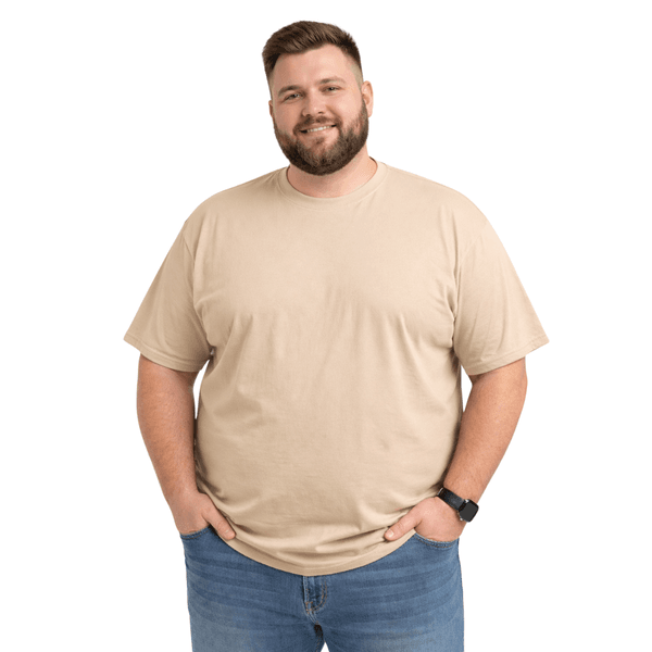 Camiseta Plus Size Bege