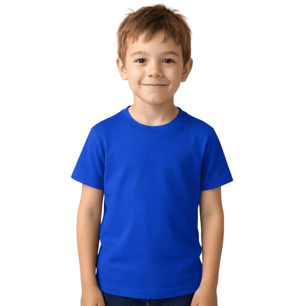 Camiseta Infantil Azul Royal