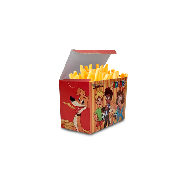 CAIXA PARA BATATA FRITA DELIVERY CAIXA KIDS - 50 U... - SACO & SACOLA