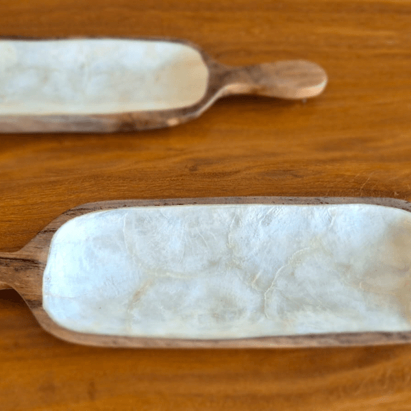 Bandeja Teca Madrepérola com Alça