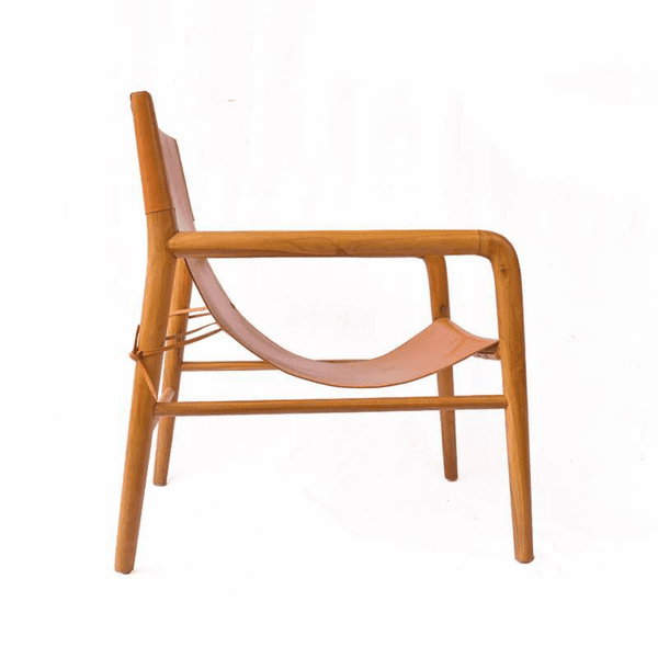 Poltrona Couro Safira