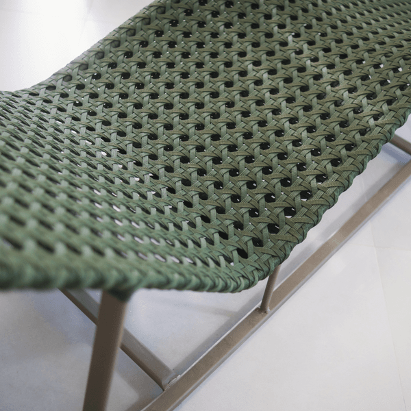 Espreguiçadeira Paraty em tricô náutico