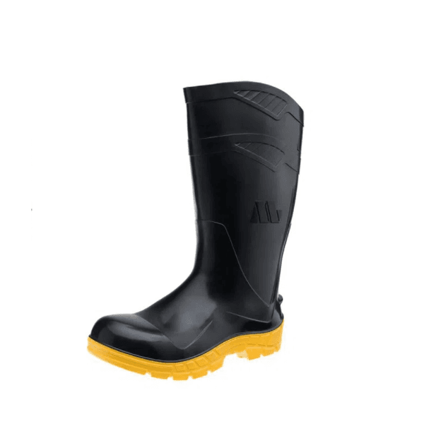 Bota Pvc Cano Longo Preta Marluvas