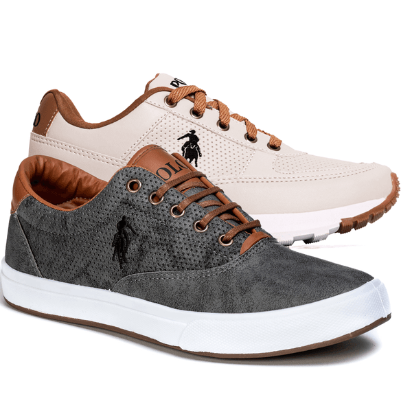 Combo 2 Pares Polo Elite + Polo Open Masculino