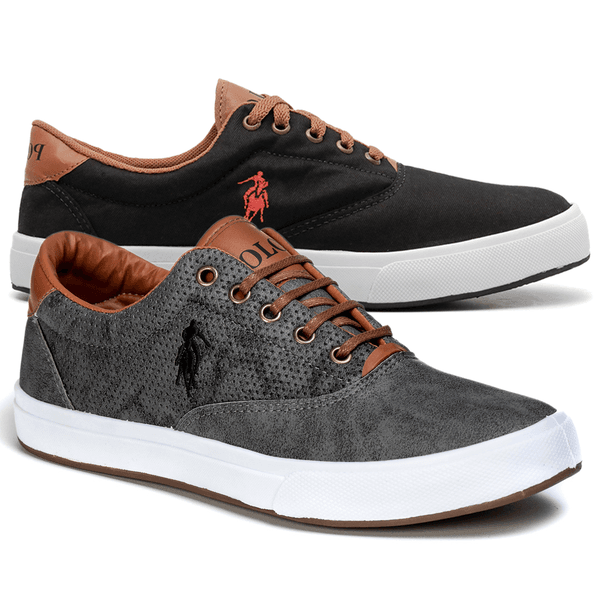 Combo 2 Pares Polo Street + Polo Open Masculino