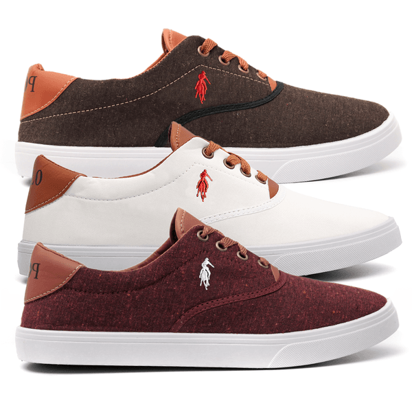 Combo 3 Pares Polo Up Masculino