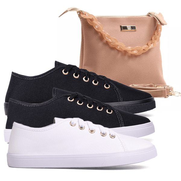Combo 3 Pares de Rachel + Bolsa