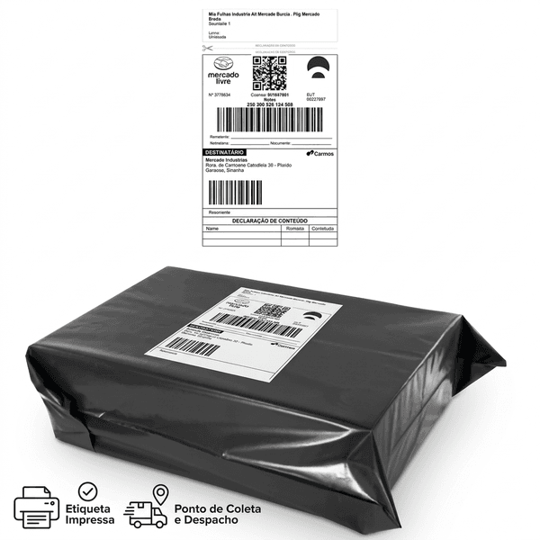 Embalagem + Etiqueta + Transporte Envio