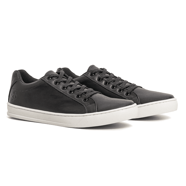 Tenis Quebec Toronto Black Em Couro 