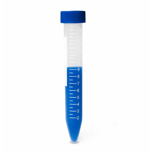 TUBO TIPO FALCON POLIPROPILENO 15ML COM TAMPA ROSCA ESTÉRIL 50UN
