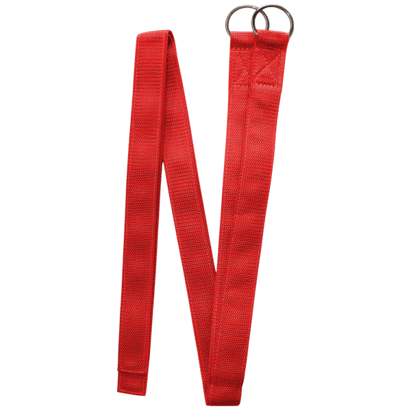 LORO FITA DOBRADA 30MM C/ ARGOLA DE FERRO VERMELHO