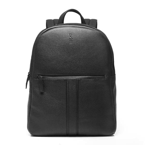 Mochila Porta Notebook Masculina Em Couro Preto - ... - SERGIO`S