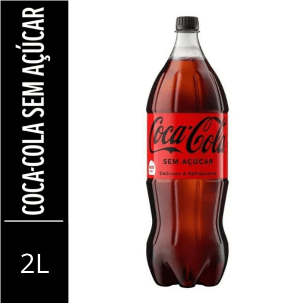 Refrigerante Coca Cola Zero Açúcar 2l