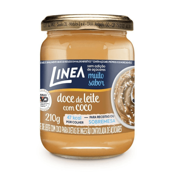 Doce De Leite Linea Com Coco 210g