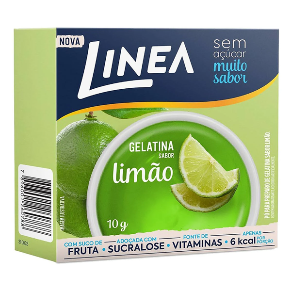 Gelatina Linea Limão 10g