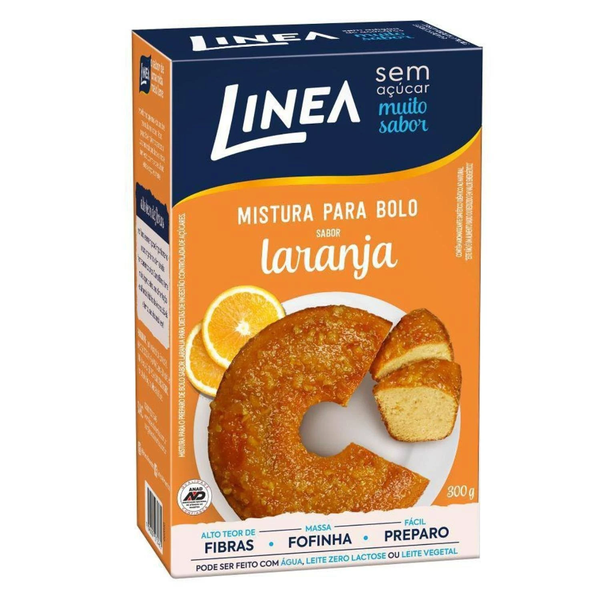 Mistura Para Bolo Linea Laranja 300g