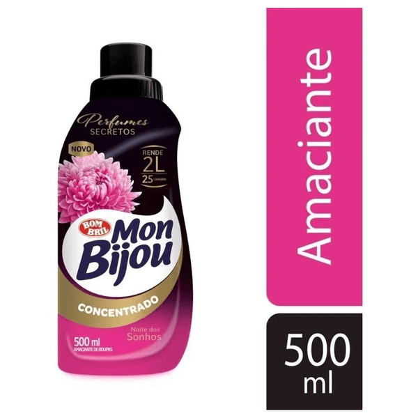 Amaciante Mon Bijou Concentrado Noite Dos Sonhos 500ml