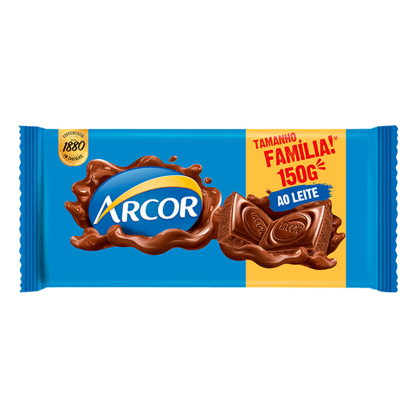 Chocolate Arcor Ao Leite 150g