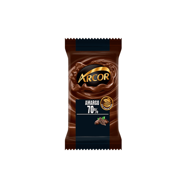 Chocolate Arcor Amargo 70% Cacau 20g